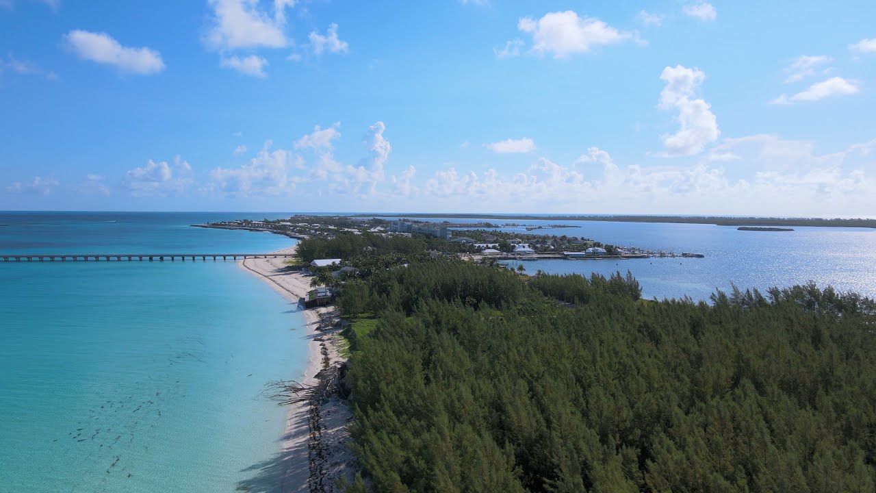 4K ! Quick Tripod Spin over North Bimini Island, in The Bahamas, with the DJI Mavic Air 2 Drone!