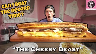 CAN I BEAT THE RECORD??? @NotoriousBOB | The Cheesy Beast (50 SLICES OF CHEESE)