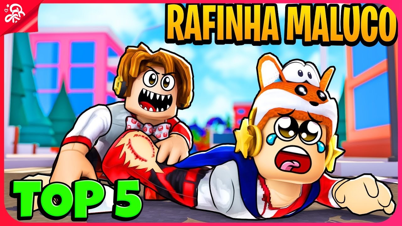 TOP 5 VEZES QUE O RAFA FICOU MALUCO NO ROBLOX