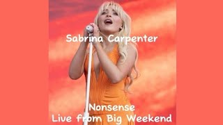 Sabrina Carpenter - Nonsense (Live from Radio 1's Big Weekend in Luton)