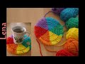 𝗠𝗮𝗰𝗿𝗮𝗺𝗲 with 𝗟𝗲𝗻𝗮 ☕️ Makramee Regenbogen Untersetzer DIY 🌈 macrame rainbow coaster DIY