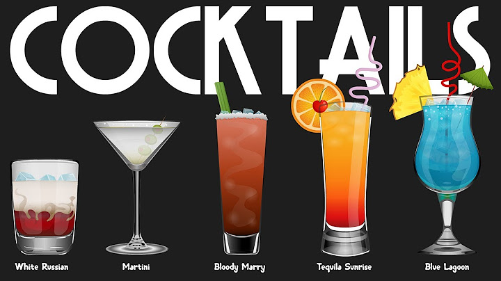 30 Classic Cocktails Explained: A Visual Guide to Iconic Drinks | Animation