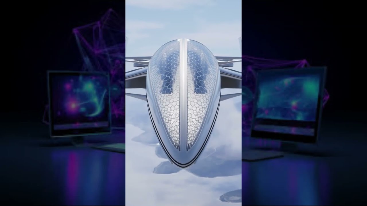 Solar-Powered Plane of the Future. 