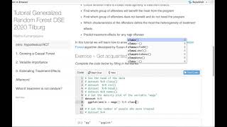 Generalized Random Forest tutorial code walk-through (Part 1)