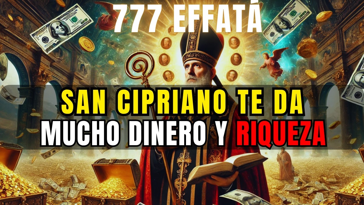 Descubre el SECRETO de San Cipriano para atraer DINERO y MILAGROS económicos
