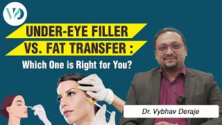 Under Eye Filler vs  Fat Transfer Pros, Cons & What to Choose - Dr. Vybhav Deraje | Aesthetica Veda