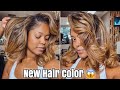I Colored My Hair!! + First Silk Press in 6+ Years! | Natural Hair Transformation