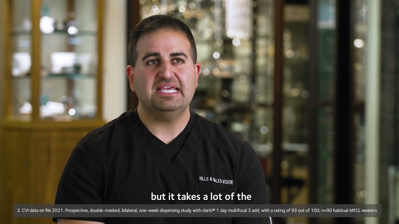 Fitting patients wtih multifocal lenses is easy with clariti® 1 day multifocal 3 Add