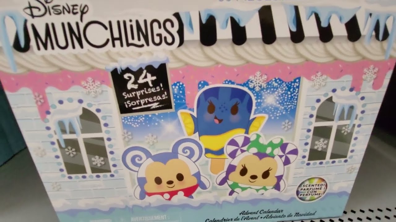 DISNEY MUNCHLINGS ADVENT CALENDAR - 24 SURPRISES - SCENTED - $20 - SHOPPING AT WALMART IN
