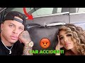 WE GOT INTO A CAR ACCIDENT...