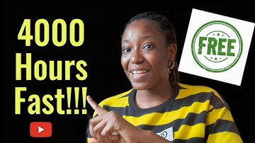 How to Get 4000 Watch Hours FAST on YouTube | Real Tips That Actually Work in 2025