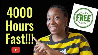 How to Get 4000 Watch Hours FAST on YouTube | Real Tips That Actually Work in 2025