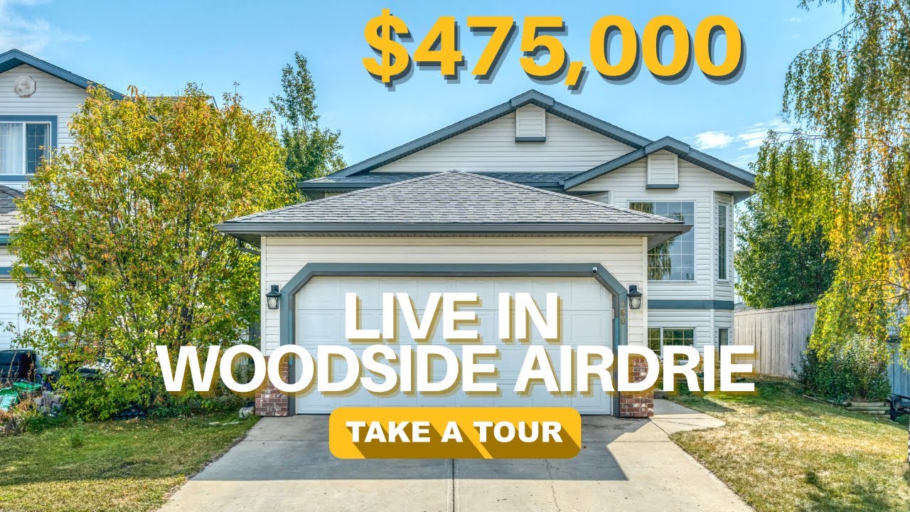 Tour an Updated Home in Woodside, Airdrie 2022 YYC Real Estate YouTube