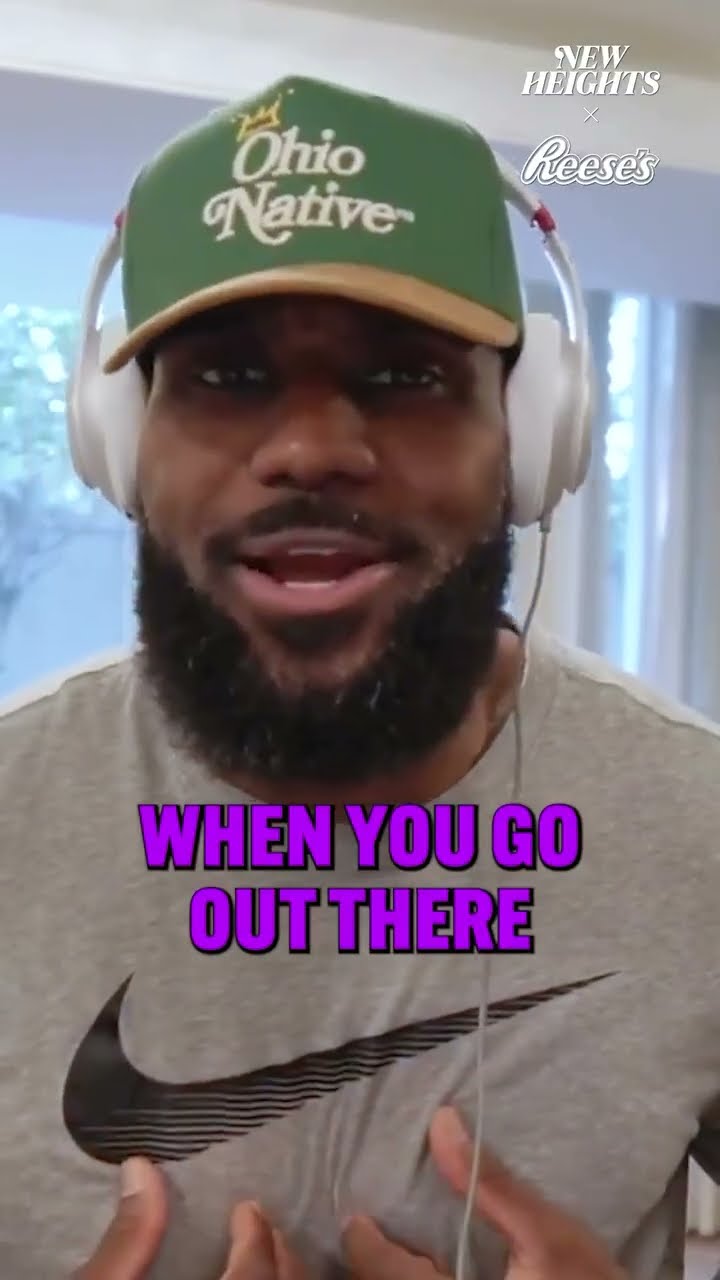 LeBron on his Christmas Day comments towards the NFL ? (via @newheightsshow/IG)