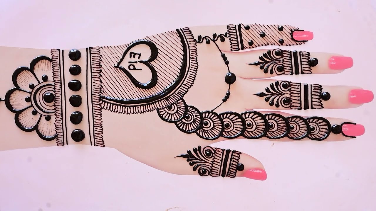 😱🔥easy top Arabic mehndi design-weddingDulhan special #mehndidesign-simple#henna #madhi#eid #mehandi