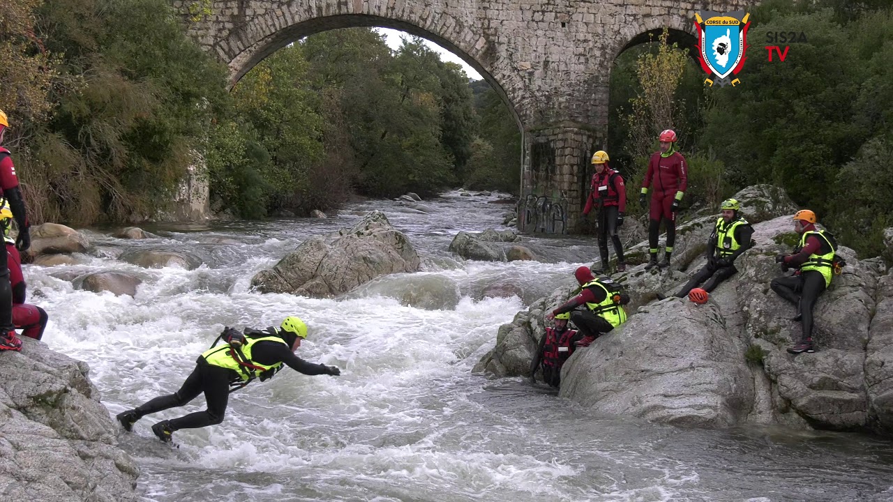 Exercice Sauvetage en Eau vive