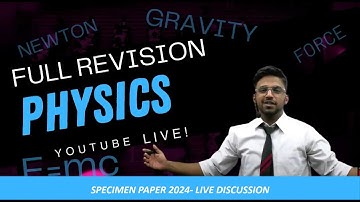 SPECIMEN PAPER 2024 - LIVE | ISC Class 12 | Boards 2024 | Arjun Sir | Maaheshwari classes