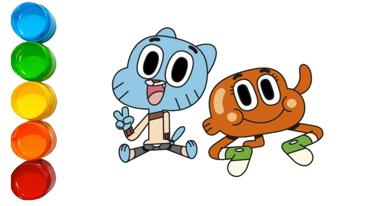 How to Draw - Darwin, The Amazing World of Gumball