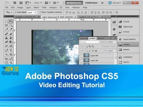 Photoshop Video Editing : How to Import and Work with Video : CC CS CS Tutorial