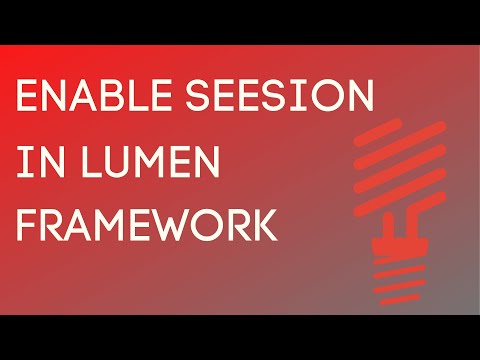 How to enable session in lumen framework ?