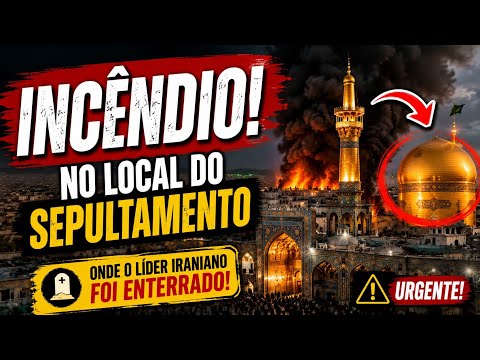 🔥FIRE HITS IMAM REZA SHRINE COMPLEX, SPARKING ALERT IN IRAN!
