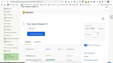 Resetting Student Progress in EdPuzzle
