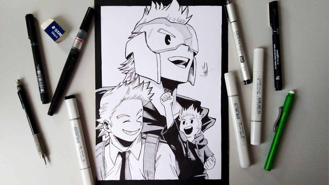 SPEED DRAWING - MIRIO TOGATA - BOKU NO HERO ACADEMIA - YouTube