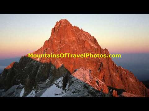 Mount Kenya Trek To Point Lenana Slideshow