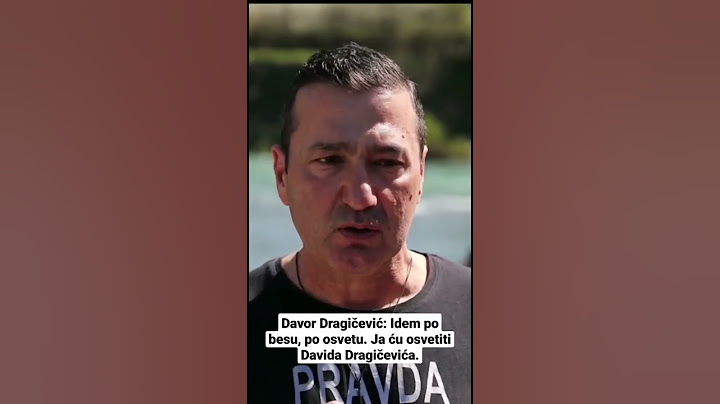 Davor Dragičević: Idem po besu, po osvetu. Ja ću osvetiti Davida Dragičevića #shorts