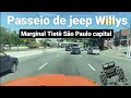 Jeep Willys !! Passeio de jeep Willys na marginal Tietê !!! Será que o jeep da conta ?