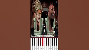 TF2 but it turns into Skibidi Toilet Meme 6 (@mediexcalibur2012shorts) - Octave Piano Tutorial