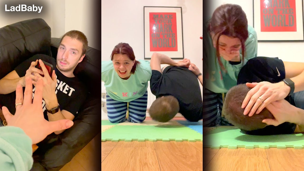 When Mum & Dad try the Centre of Gravity Challenge 🌎🤕