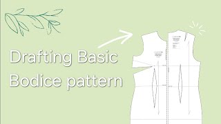Basic Bodice Pattern Making with Darts | Sewing Tutorial for Beginners ✂️