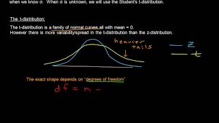 PART 1:  Introduction to the t-distribution (STAT 109)