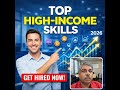 Top High-Income Skills for 2026 (That Employers Want Now)#HighIncomeSkills #CareerGrowth