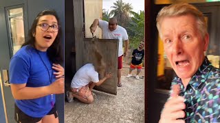 SCARE CAM Priceless Reactions😂#185/ Impossible Not To Laugh🤣🤣/TikTok Honors/