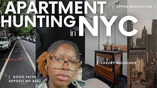 NYC APARTMENT HUNTING | luxury buildings in Upper Manhattan & Queens (DREAM APARTMENT + hidden gems)