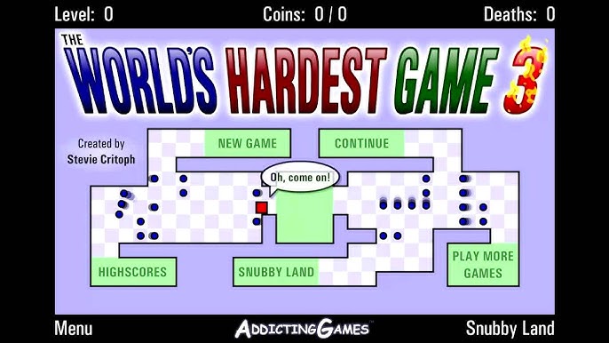 The World's Hardest Game 2 v2.1 SpeedRun 13:10 Levels 1-60 Walkthrough 