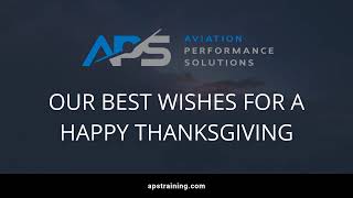 Happy Thanksgiving from APS