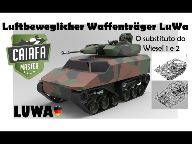 O substituto do Wiesel, o LUWA Armoured Weapons Carrier (AWC) ou Luftbeweglicher Waffenträger LuWa class=