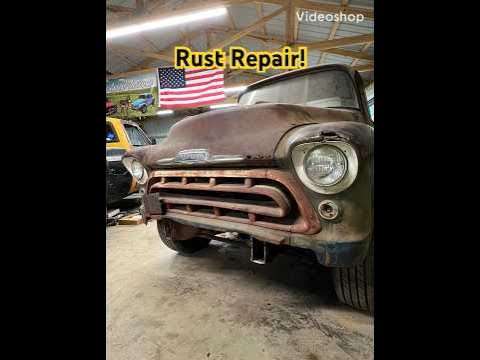 57 Chevy Truck Patch Panels-Building Bridges (or steps…) - YouTube