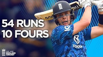 Setting The Tone Jamie Smith Hits 54 Opening The Batting England Cricket