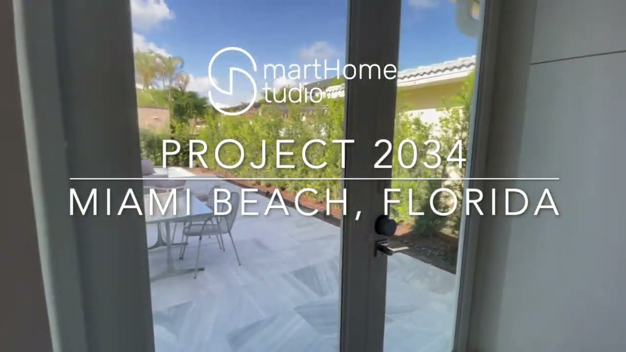Project 2034 - Miami Beach, Florida - Smart Home Studio