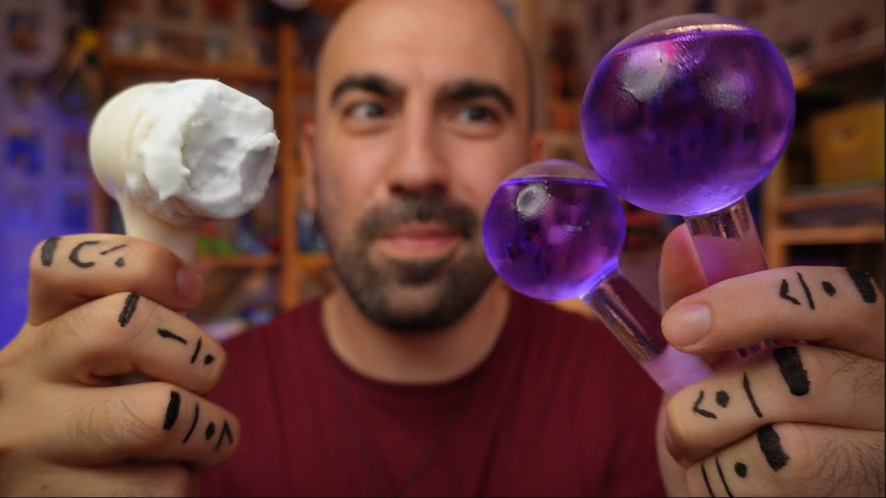 Say goodbye to Anxiety with this realistic face massage - ASMR Layered ...