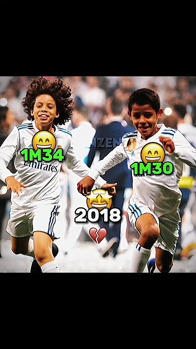 Ronaldo Jr & Marcelo Jr Height Difference Over Time.. 🔥☠️ #shorts #viral #funny #trending #fypシ #fyp