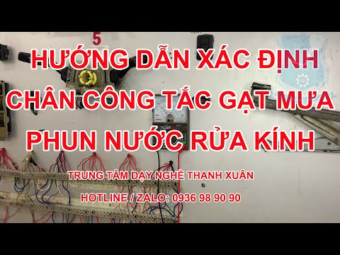 Video HD xác định chân công tắc gạt mưa phun nước rửa kính -... - youtube