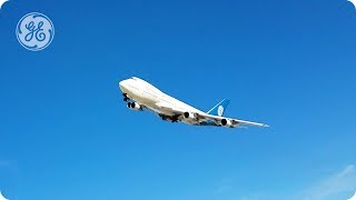 Homeward Bound: GE Aviation’s original Boeing 747-100 Flying Test Bed flies into retirement