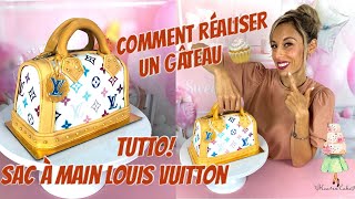 COMMENT REALISER UN GATEAU SAC A MAIN LOUIS VUITTON ? (CAKE DESIGN)