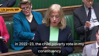 Liz Jarvis asks what urgent measures the government will take to prevent child poverty - 3/2