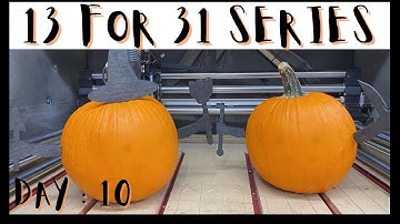 13 for 31 Series. Day 10. “Mr. Pumpkin Head” Cut on Onefinity CNC